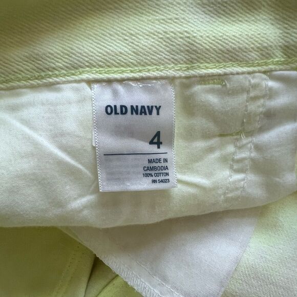 Old Navy Diva Neon cut off jean shorts Size 4 - Picture 10 of 14